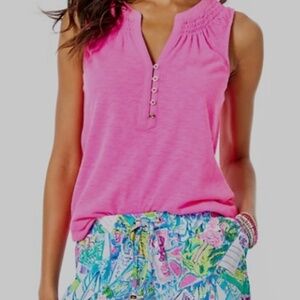 Lilly Pulitzer Pink Essie Top XL